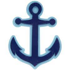 Navy Anchor Painted Wood Shape | Hobby Lobby | 1724335